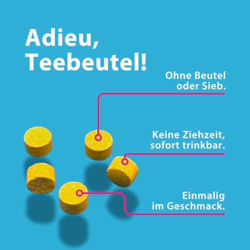 TEABALLS Set DANCE MIX mit Himbeere, Pfirsich, Kirsche 3er Pack für 225 Tassen Tee