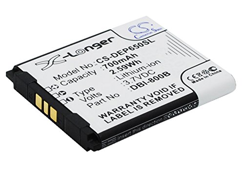 Batterie 3.7V 0.7Ah Li ion DBI pour Doro Secure 580 - vue 3