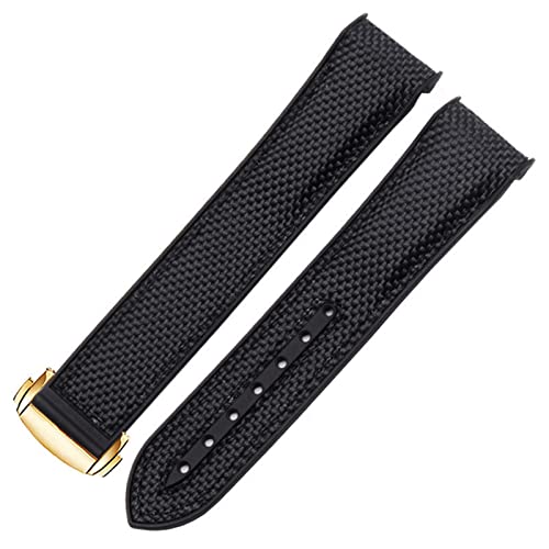 Bracelet Omega Planet Ocean 600 en nylon et silicone ZUC de qualité supérieure