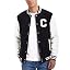 Black & White - Chenille Letter C