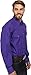 Roper L/S Solid Basic Snap Front Purple LG