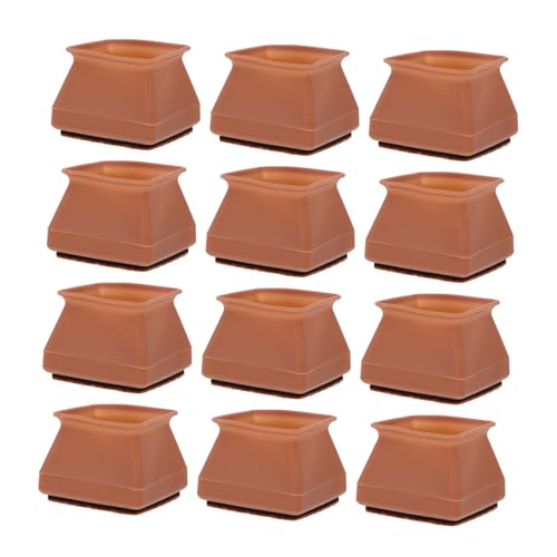Angoily 16 Piezas Cubre pies de Mesa y Silla heces Tapas de Las del Taburete de Bar Protector Patas Mesa Tapones para Patas de sillas Almohadilla para pies de Muebles Gel de sílice