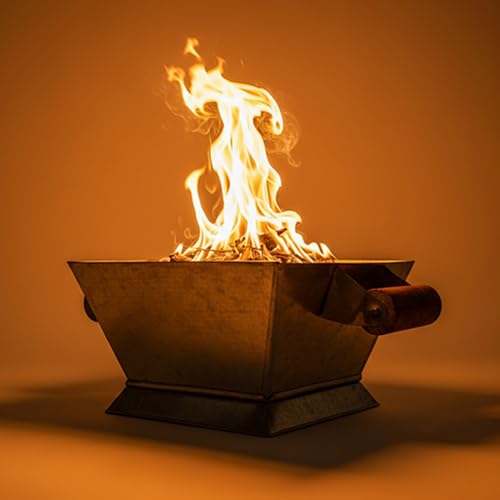 Image of PrettyKrafts 9 Inch Hawan Kund for Home | Metal Havan Kund | Hawan Kund for Pooja | Traditional Hawan Kund for Puja, Yagyas, Vastu Shanti, Grah Pravesh & Weddings