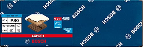 Expert C470 Papier de verre avec 8 trous pour Swing Sander 93 x 186 mm G 80 50 pcs. - vue 3