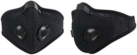 TeyxxoCo Unisex Anti-Fog and Haze Pure Color Half Face Mask Cycling Anti-Pollution Bike