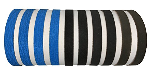 1/2 X 12 Replacement Belt Kit Assorted 10 Pack Fits Original Work Sharp Knife & Tool Sharpener WSKTS Includes Premium Ceramic & Silicon Carbide