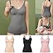 HGps8w Women's Maternity Nursing Tank Tops for Breastfeeding, Adjustable Spaghetti Straps Camisole Shapewear Built in Bra