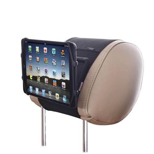 Image of TFY Car Mount Universal Car Headrest Mount Holder with Silicon Holding Net Compatible with Both 4.5-6 Inch Phones and 7-10.5 Inch Tablets