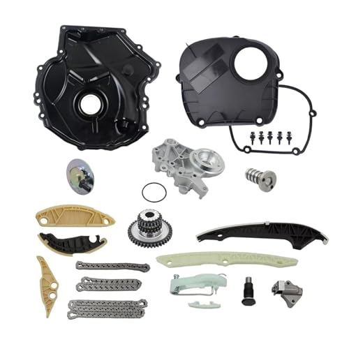 Poulie de tension pour VW Jetta avec kit de couvercle anti-fuite pour chaîne 2.0 T