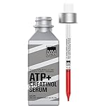 MMUSA ATP+ Creatine Serum Muscle Fuel, Fast + Clean, Pre-Workout Muscle Power, Sublingual Liquid Absorbs Instantly, Extends Endurance, No Loading or Weight Gain, Gray, Grape, 5.1 Fl Oz, (L7342G)