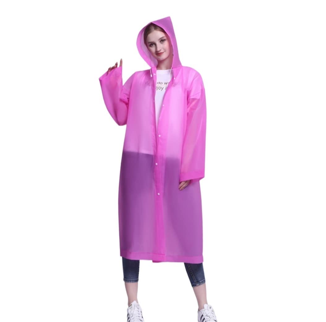 Raincoat Poncho 5pcs Raincoat Impermeable Thickened Waterproof Raincoat Tourism Outdoor Hiking Raincoat Rain Coat (Color : C, Size : One Size)