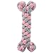 BHDD 6.3 in indestructibles y Elegantes Juguetes para Masticar para Perros, Juguetes para Perros, interactivos para la Limpieza de Dientes de los masticadores agresivos(Pink)