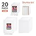Shuttle Art Canvas for Painting, 20-Piece Multi-Pack 5x7 & 8x10 Inch Stretched Canvas, 100% Cotton, Primed White Blank Canvases, Ideal Art Supplies for Kids Acrylic Oil Acrylic Pouring