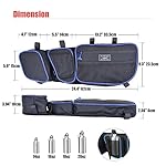 Goldfire-Maverick-X3-Storage-Accessories-UTV-Spare-Drive-Belt-Storage-Bag-Front-Upper-Door-Bags-with-Removable-Knee-Pad-For-2017-2021-Can-Am-Maverick-X3-Max-XRS-XDS-Turbo-RR-Accessories