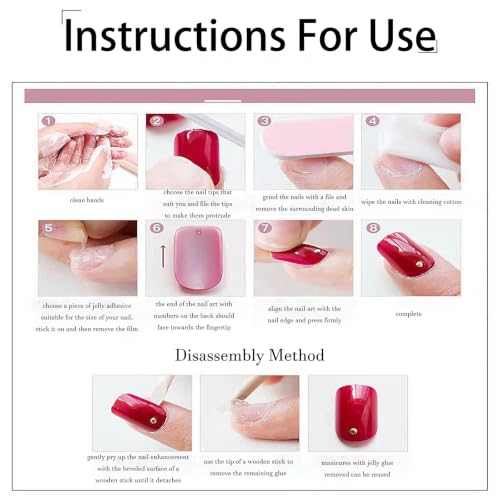 Image of Pink Press On Nails, Cat Eye Polka Dot Almond Shape, 30 Pieces Nail Set for DIY Manicure, Special Occasion Wear, Fashion Styling, Home Nail Art Application