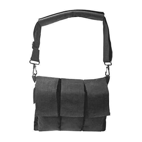 Explorer P33 Every Day Carry Tactical Velcro And Molle 5.56 Twelve Magazine Pouch/Clip Holder, Black, 9.5 X 11 X 4-Inch #TOP3