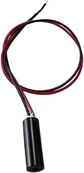 650nm red line 5mm Mini laser module Industrial Laser Group Module Fixed focal length The housing is provided with an insulator5mmGlass Lens-line-1pack