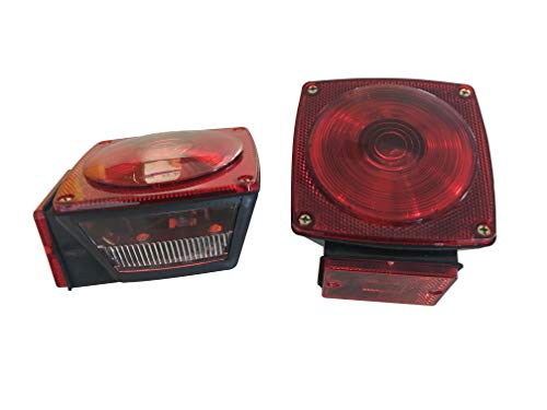 image for MAXXHAUL 70094 12V Incandescent Trailer Light Kit | Stop, Tail, Brake,