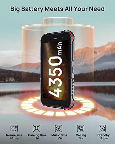 DOOGEE-S35-2021-Movil-Resistente-Smartphone-Telefono-Antigolpes-Agua-y-Golpes-4G-Libre-Android-4350mAh-Bateria-IP68-2GB-RAM-16GB-ROM-13MP-Triple-Camara-50-Corning-Gorilla-Glass-Pantalla-GPS