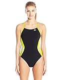 adidas Damen Solid Infinitex Splice Performance One Piece Badeanzug, gelb, 164