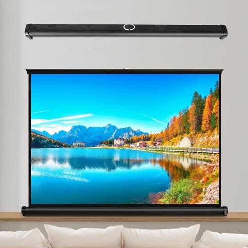 Pantalla portátil de proyección manual 50" 4:3 miniatura 1