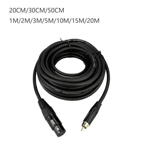 Cable universal macho a XLR compacto para instrumentos electrónicos y conversión 5