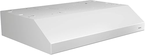 Miniatura 3 de Broan-NuTone BCSD124WW Glacier - Campana extractora de cocina con luz, extractor para debajo del gabinete, blanca, de 24 pulgadas