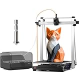 Anycubic Kobra 3 Max Combo 3D-Drucker Mehrfarbig mit 0,4mm Düse, 420x420x500mm Druckgröße, 600 mm/s Schnelles Drucken, Trocknung Filament während des Drucks, Stabilere Konstruktion