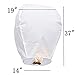 GCOA 5 Pack Linternas de Papel Farolillo celestiales Chinas - Linterna de...