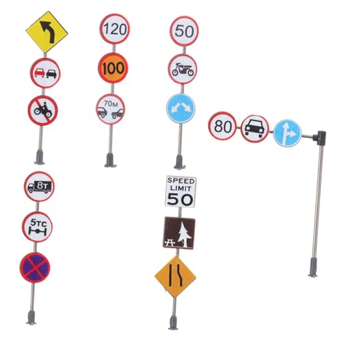 YARNOW 1Set Traffic Signal Model Road Signs for Interactive Playthings for Learning Traffic Safety and Road Recognition Educational