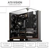 TR-Thermalright A70 Vision z 9,16-calowym wyświetlaczem LCD, rozszerzalna obudowa PC, złącze USB-C, zoptymalizowana pod kątem chłodzenia, wytrzymała ramka do gier, uniwersalne zastosowanie z liniową