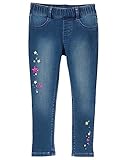 Gymboree Little Girls' Denim Pant With Glitter Artwork