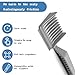 Barber Fade Combs Professional Hair Cutting Comb Heat Resistant Comb Curved Positioning Flat Top Comb Barber Supplies for Travel Home Compatible With All barber Brands White 1PCS