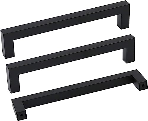 Goldenwarm Küchengriffe Aluminium Schwarz Schrankgriffe