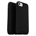 Produktbild OtterBox Strada Hülle für iPhone 7/8/SE 2. gen/SE 3. gen, stoßfest, sturzsicher,Premium Lederfolio mit zwei Kartenhaltern, 3x getestet nach Militärstandard, Schwarz