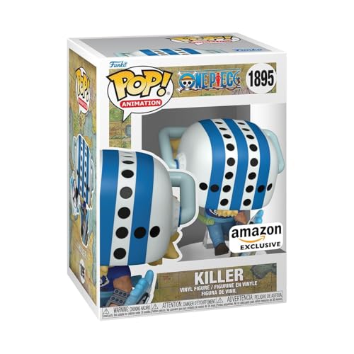 Funko Pop! Animation: One Piece - Killer - Amazon Exclusive - Collectable Vinyl Figure - Gift Idea - Official Merchandise - Toys for Kids & Adults - A