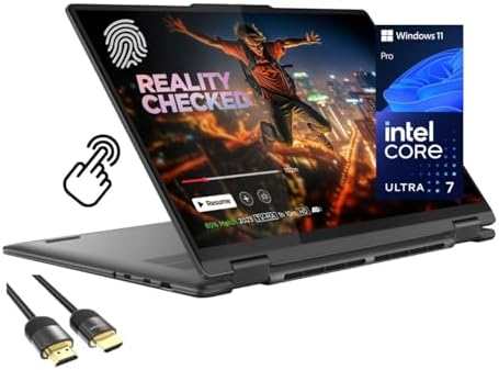 Lenovo Yoga 7i 2-in-1 Laptop, 16" 2K Touchscreen Display, Core Ultra 7 155U (Up to 4.80 GHz), 16GB DDR5, 1TB PCIe SSD, Wi-Fi 6E, Backlit KB, FP Reader, TB 4, Webcam, Keypad, PDG HDMI, Win 11 Pro