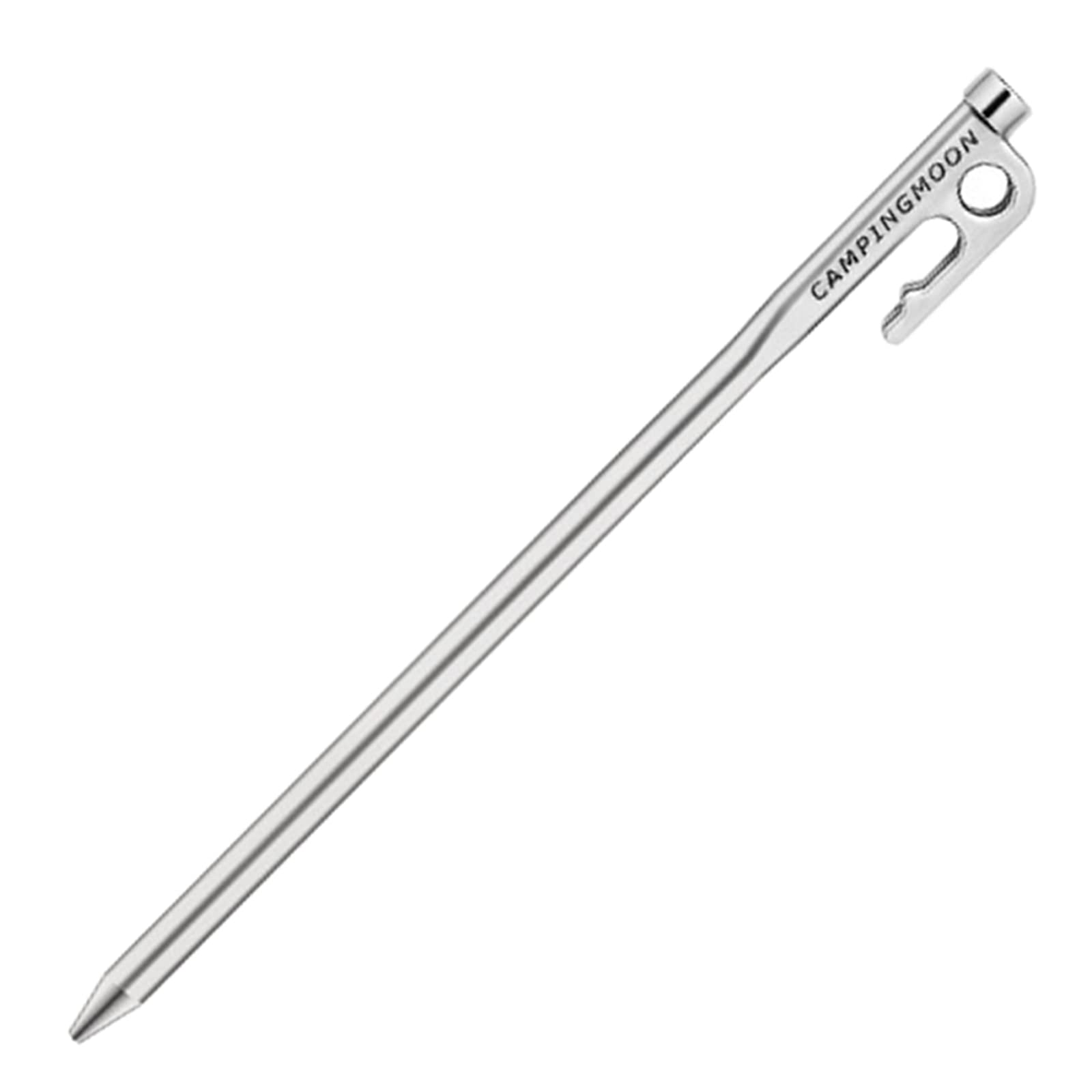 Tsophreniq 26Cm Lightweight Tent Stakes Heavy Duty Spikes Ground Metal Camping For Outdoor Hiking Metal Fixed Camp Nail Lightweight Steel Pegs Stake