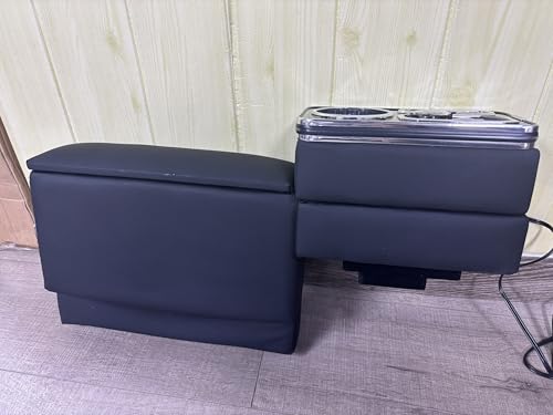 CEMOFE ハスラー コンソールボックス アームレスト 大容量収納 肘置き 7色変換 明るさ調整 Type-C QC3.0 USBポート付き 小物入れ 取り付け簡単 MR52系/MR92系 Xグレード対応 コンソールボックス一体型アームレスト