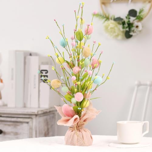 Árbol de Pascua floral de 45 cm para decorar salones y mesas de boda 4