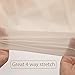Power Mesh Fabric Stretch: 4-Way Net Superfine Fabric Nylon Spandex Sheer Mesh - 1 Yards Long 60