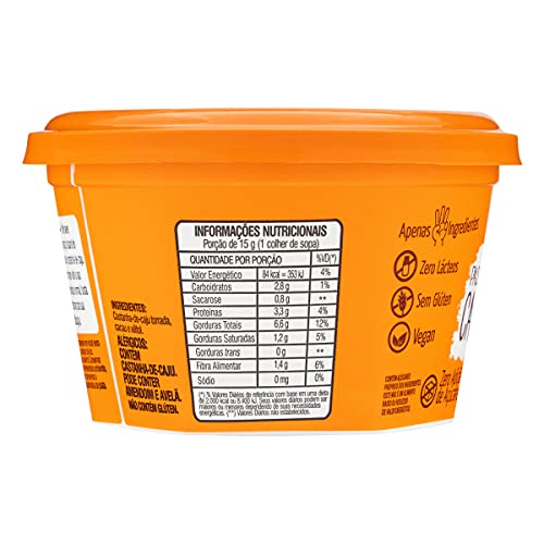 Da Colonia Pasta Castanha De Caju Com Cacau Zero 200G