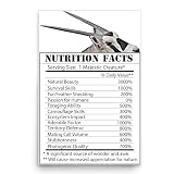 Oryx Peeking Face Nutrition Poster