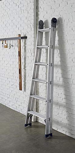 Cosco 20212T1Ase 16Ft Max Reach 2-In-One Extension Ladder, Steel Gray #TOP3