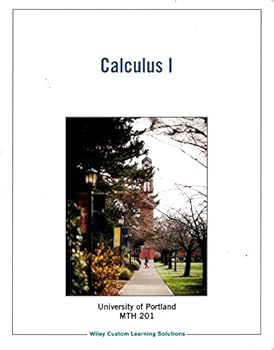 Paperback Calculus I University of Portland MTH 201 Book