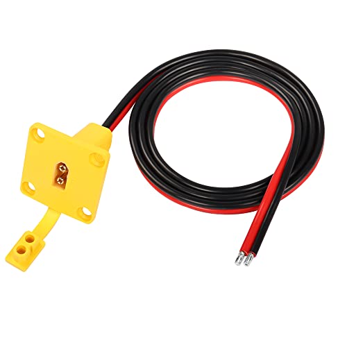 RIIEYOCA XT60 Adapter mit Panel Kabel XT60 Ladekabel XT60 Stecker auf Blankdraht Stromkabel für Solarpanel E-Bike Fatshark Skyzone FPV Monitor Stromversorgung (1M)