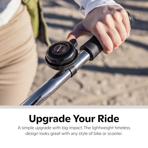 Sonnette de vélo noire Schwinn pour guidon standard de bicyclette