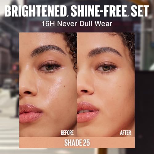 Image of Maybelline Fit Me Loose Powder 16h Brightening Pore-Blurring Oil-Control Waterproof Longlasting Natural Coverage - 25