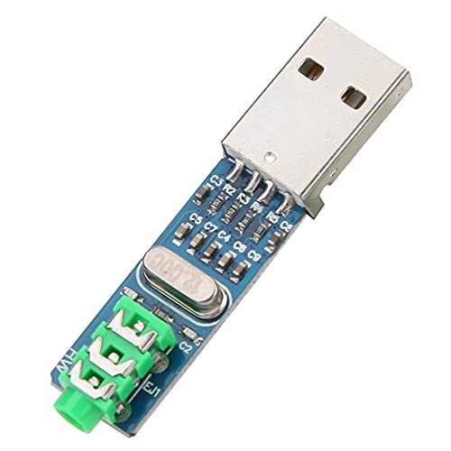 YWBL-WH PCM2704 USB Sound Card Analog DAC Decoder Board Bessere Leistung USB -Stromversorgung für Computer, Verbesserte Klangqualität (PCM2704)