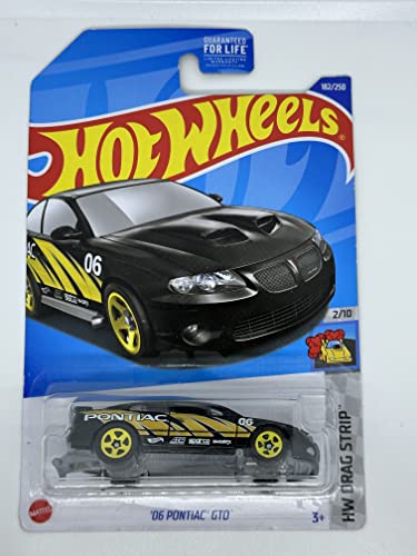 Hot Wheels 06 Pontiac GTO Negro a Escala 1:64 miniatura 1